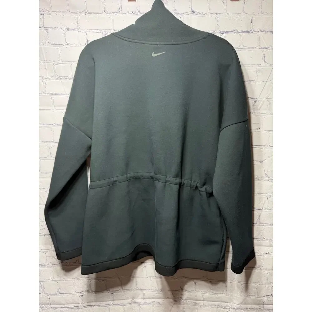 Nike Womens Dri-Fit Therma Flex Training Cowl Neck Sweatshirt Black Sz XL